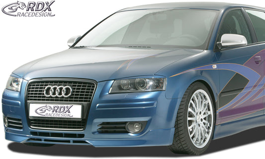 Frontspoiler für AUDI A3 8P & Sportback 8PA (2006 bis 2008) Frontlippe Front Ansatz Spoilerlippe