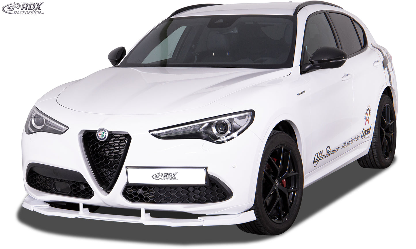 Frontspoiler VARIO-X für ALFA ROMEO Stelvio (949) 2017+ Frontlippe Front Ansatz Vorne Spoilerlippe